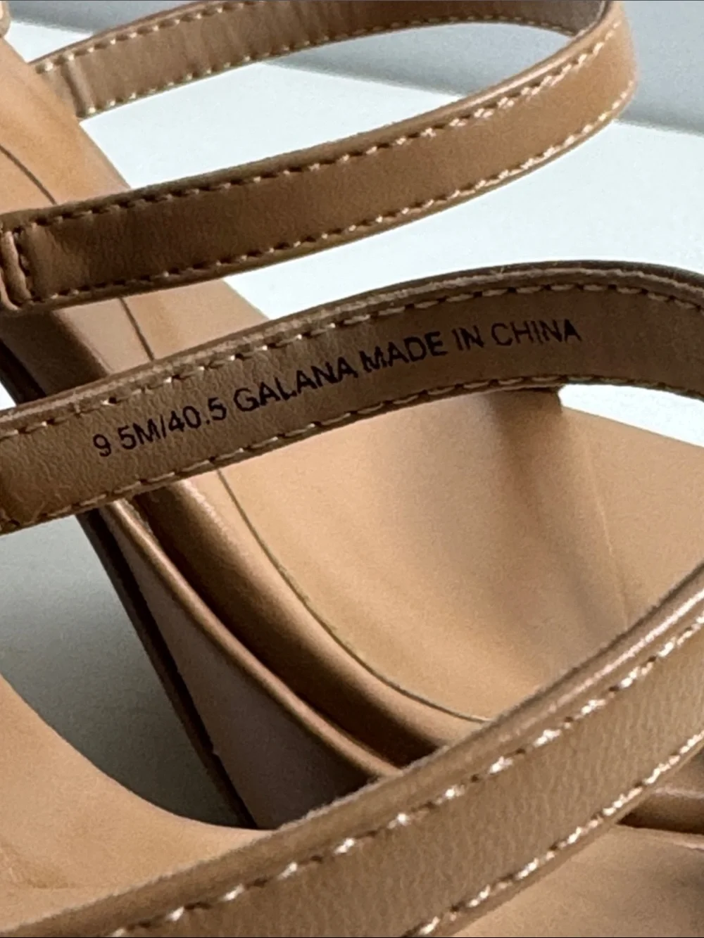 BCBGeneration Galana Nude Platform Block Heel Strappy Sandals Women’s 9.5M NIB
